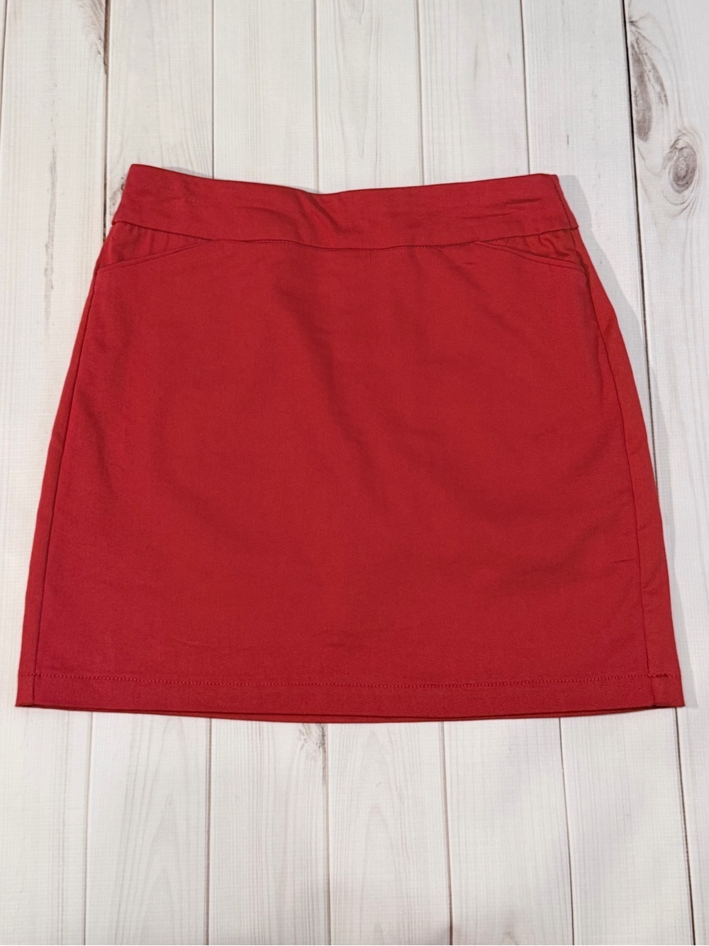 croft & barrow Red Mini Skirt - Picture 3 of 7